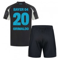 Bayer Leverkusen Alejandro Grimaldo #20 Tredjedraktsett Barn 2024-25 Kortermet (+ Korte bukser)